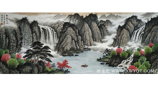 陈汉波作品 《锦绣河山》